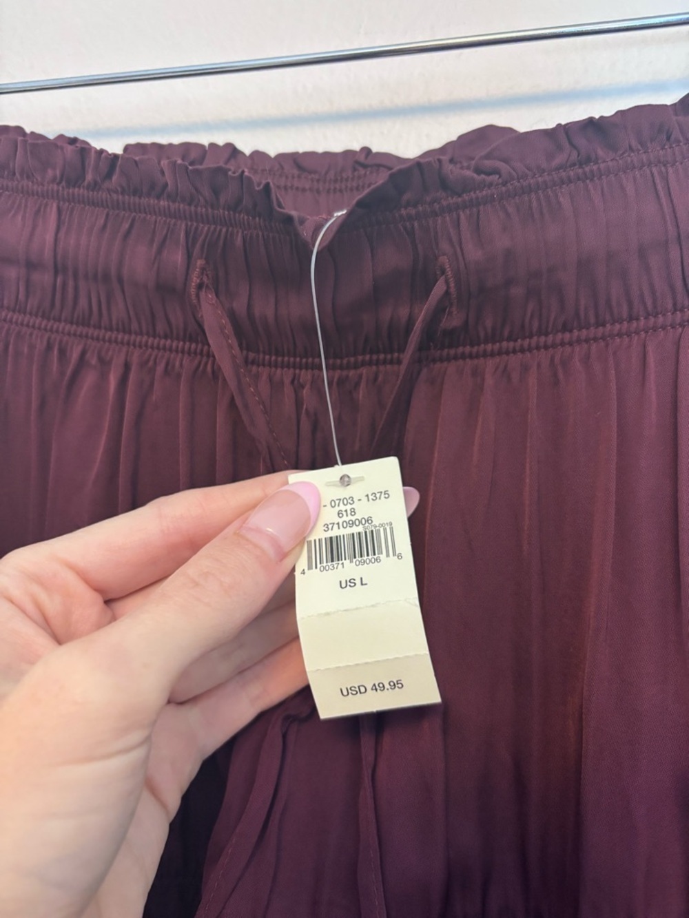 New Aerie Sweet N Silky Drawstring Mini Skirt - Picture 2 of 5